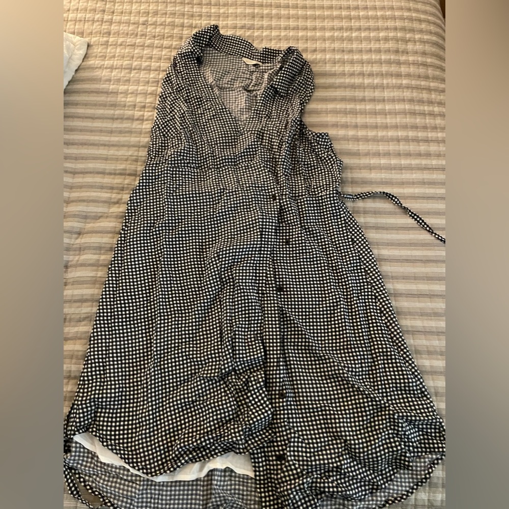 11-1-Tyloho brand new xl never worn. Blk n white check dress.